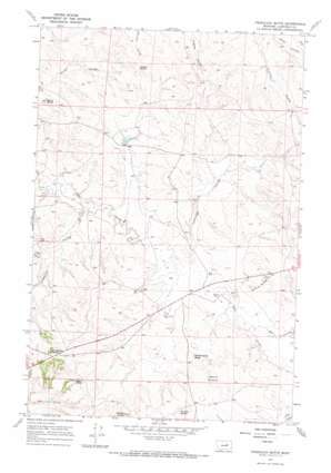 Froehlich Butte topo map