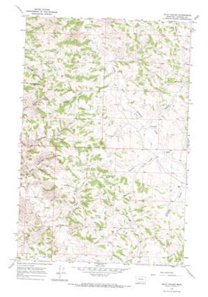 Lelig Coulee topo map