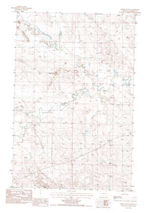 Smoky Butte USGS topographic map 47107c1