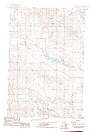 Smoky Butte Creek topo map