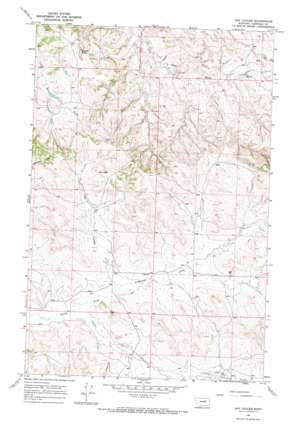 Hay Coulee topo map