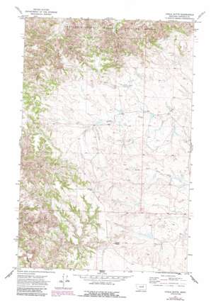 Chalk Butte topo map