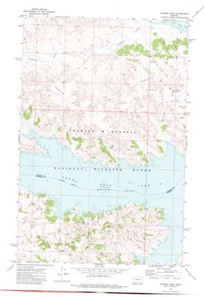 Harper Camp topo map