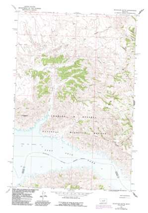 Schuyler Butte topo map