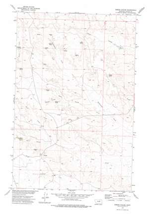 Gibson Coulee topo map