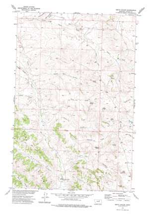 Smith Coulee topo map
