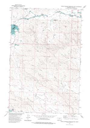Triple Crossing Reservoir East USGS topographic map 47107h1