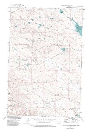 Triple Crossing Reservoir West USGS topographic map 47107h2