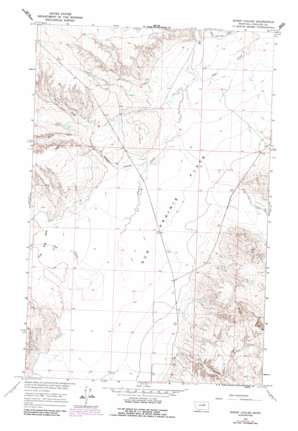 Sheep Coulee topo map