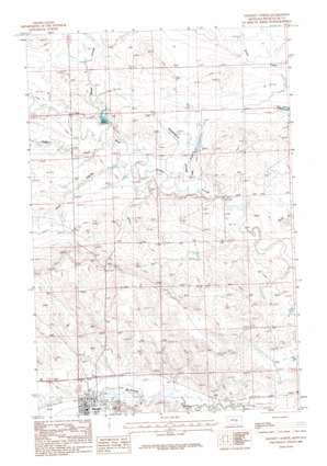 Winnett North USGS topographic map 47108a3