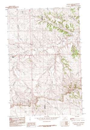 Dovetail Butte topo map
