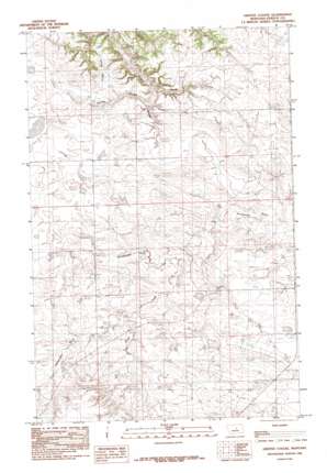 Griffee Coulee topo map