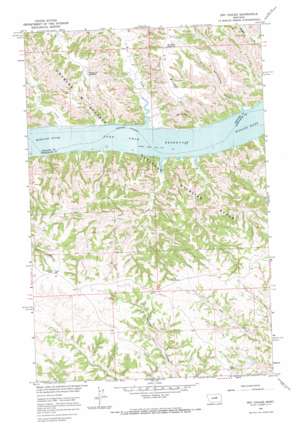 Dry Coulee USGS topographic map 47108e2