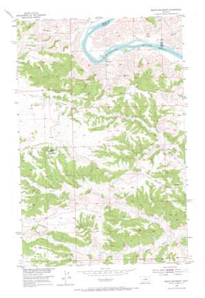 Baker Monument USGS topographic map 47108f8