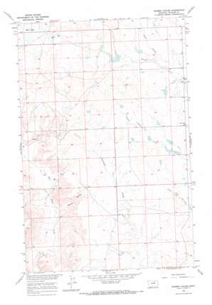 Barber Coulee topo map