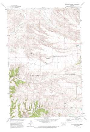 Crazyman Coulee USGS topographic map 47108h7