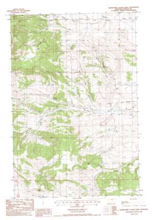 Horsethief Coulee W. topo map