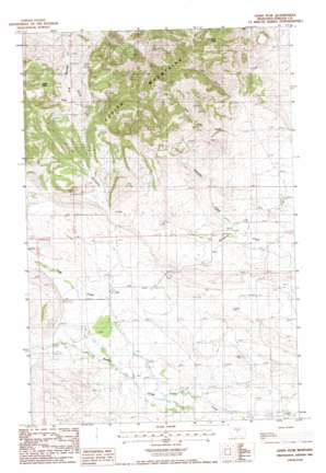 Lewis Peak USGS topographic map 47109b1