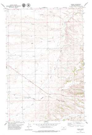 Soda Spring Coulee USGS topographic map 47109c7