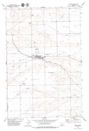 Denton USGS topographic map 47109c8