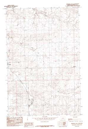 Winifred East topo map