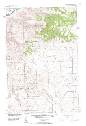 Taffy Ridge USGS topographic map 47109f3