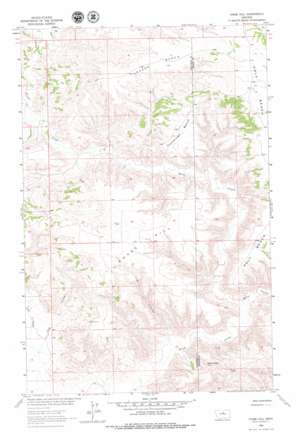 Chase Hill topo map