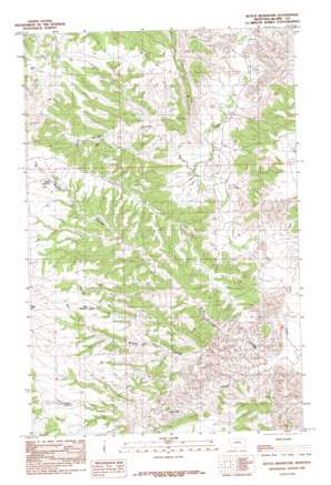 Butch Reservoir USGS topographic map 47109h1