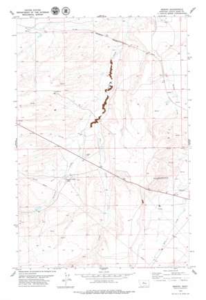 Merino USGS topographic map 47110b3