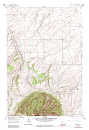 Wolf Butte NW USGS topographic map 47110b5