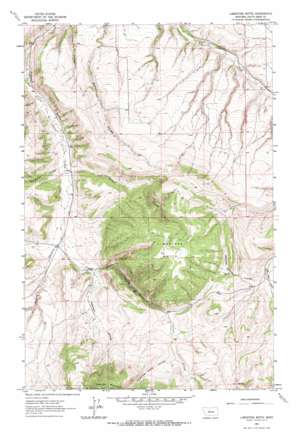 Limestone Butte topo map