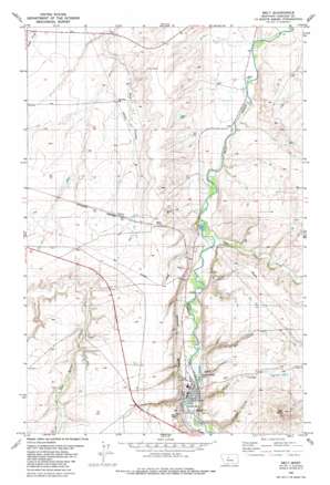 Belt USGS topographic map 47110d8