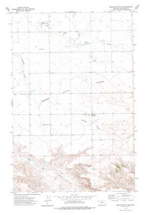Fort Benton USGS topographic map 47110e1