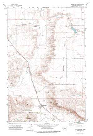 Square Butte USGS topographic map 47110e2