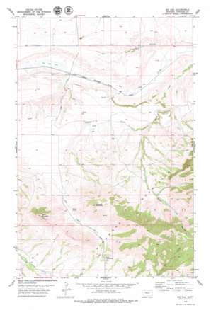 Big Sag USGS topographic map 47110e6