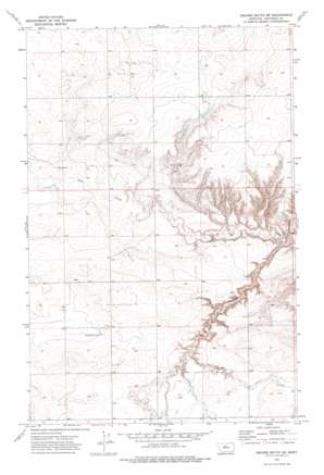 Square Butte NE USGS topographic map 47110f1