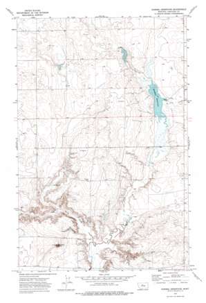 Dammel Reservoir topo map