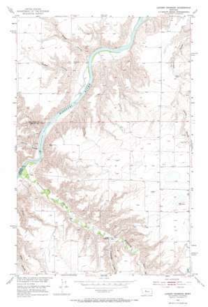 Lander Crossing USGS topographic map 47110f8