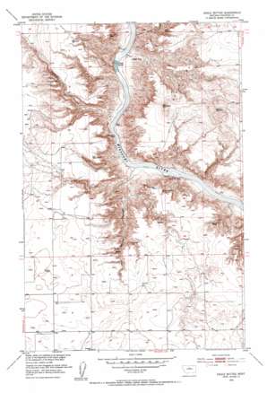 Eagle Buttes USGS topographic map 47110g1