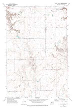Eagle Buttes Sw topo map