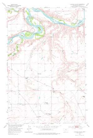 O'Hanlon Coulee USGS topographic map 47110g5