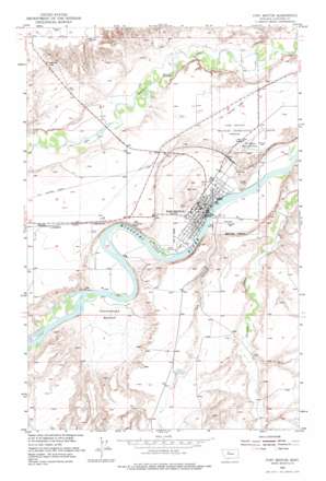 Fort Benton USGS topographic map 47110g6