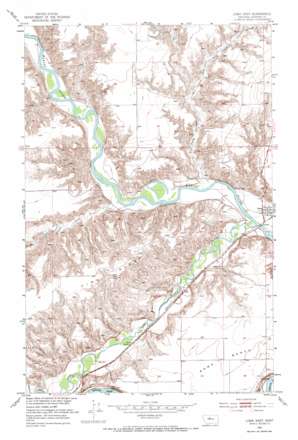 Loma West topo map