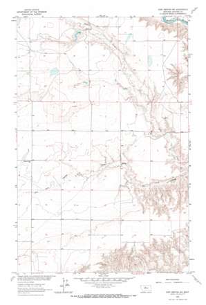 Fort Benton Nw topo map