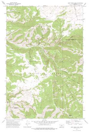 Deep Creek Park USGS topographic map 47111a2