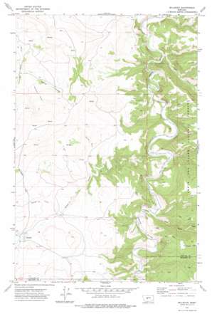 Millegan USGS topographic map 47111a3