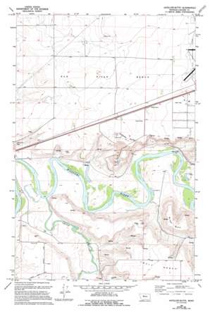 Antelope Butte USGS topographic map 47111d4