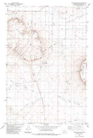 Cascade Colony USGS topographic map 47111d7