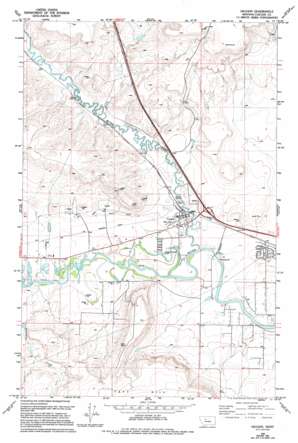 Vaughn USGS topographic map 47111e5