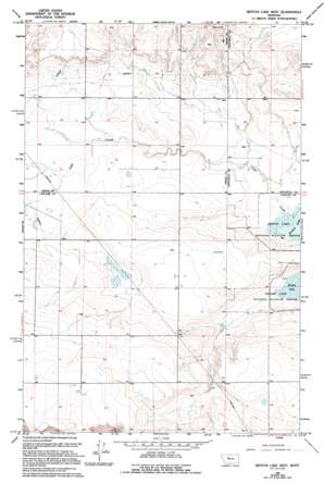 Benton Lake West USGS topographic map 47111f4